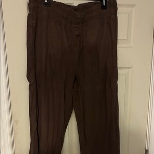 American Eagle Outfitters Women's Brown Wide Leg Pants